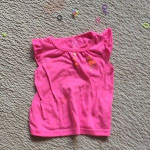 Pink soft flamingo shirt